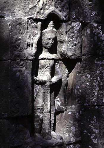 Carving, Anchor Wat, Cambodia